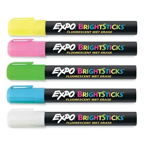 Bright Sticks Medium Bullet Tip Assorted Colors - pack of 5 Bright Sticks Medium Bullet Tip Assorted Colors - pack of 5