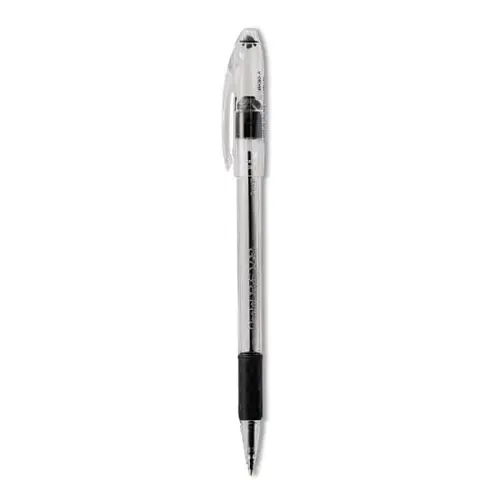 R.s.v.p. Pen Stick Fine 0.7 Mm Black Ink Clear/Black Brl - pack of 12 R.s.v.p. Pen Stick Fine 0.7 Mm Black Ink Clear/Black Brl - pack of 12