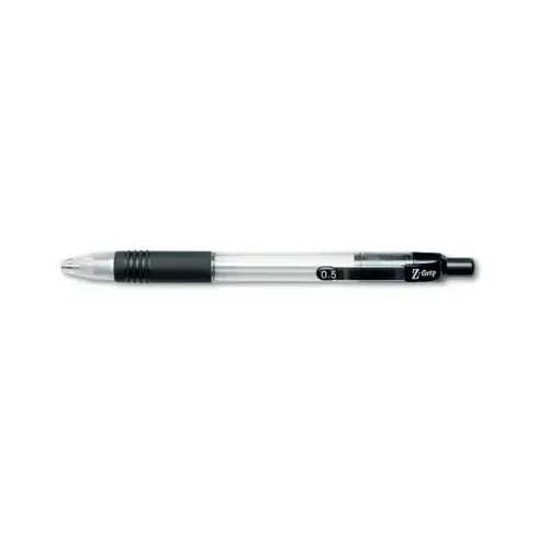 Z-Grip Pencil 0.5 Mm Hb #2.5 Black Lead Clear/Black Grip Barrel - pack of 12 Z-Grip Pencil 0.5 Mm Hb #2.5 Black Lead Clear/Black Grip Barrel - pack of 12