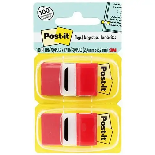 Flags 1" X 1.75" Red - pack of 600 Flags 1" X 1.75" Red - pack of 600