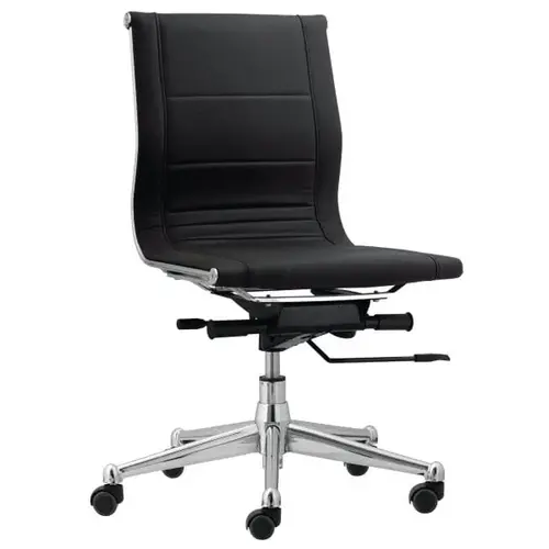 Florence Endura Black Mid Back Armless Task Chair - pack of 4 Florence Endura Black Mid Back Armless Task Chair - pack of 4