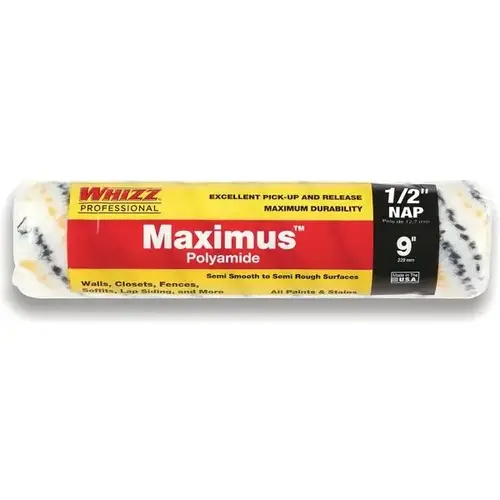53913 9" Maximus 1/2" Nap Cage Frame Roller Cover - pack of 10 53913 9" Maximus 1/2" Nap Cage Frame Roller Cover - pack of 10