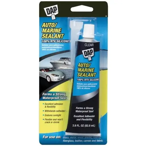 2.8 Oz Auto/Marine Rtv Silicone Rubber Sealant - pack of 6 2.8 Oz Auto/Marine Rtv Silicone Rubber Sealant - pack of 6