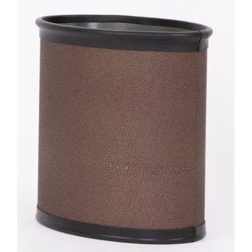 Urban 8qt Oval Metal Wastebasket Wrapped, Cobblestone - pack of 6 Urban 8qt Oval Metal Wastebasket Wrapped, Cobblestone - pack of 6