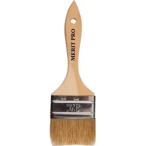 Dynamic 00018 2-1/2" White Bristle Chip Brush - pack of 12 Dynamic 00018 2-1/2" White Bristle Chip Brush - pack of 12