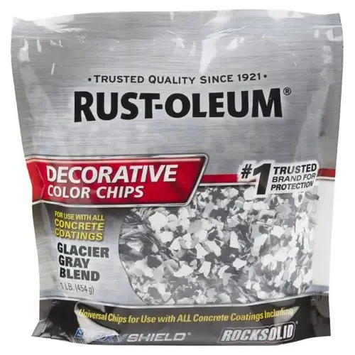 Glacier Gray Paint Color Flakes - pack of 6 Glacier Gray Paint Color Flakes - pack of 6