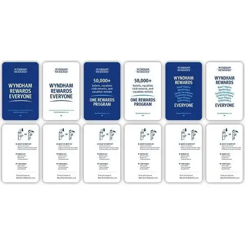 Wyndham Rewards Magnetic Key Card - pack of 500 Wyndham Rewards Magnetic Key Card - pack of 500