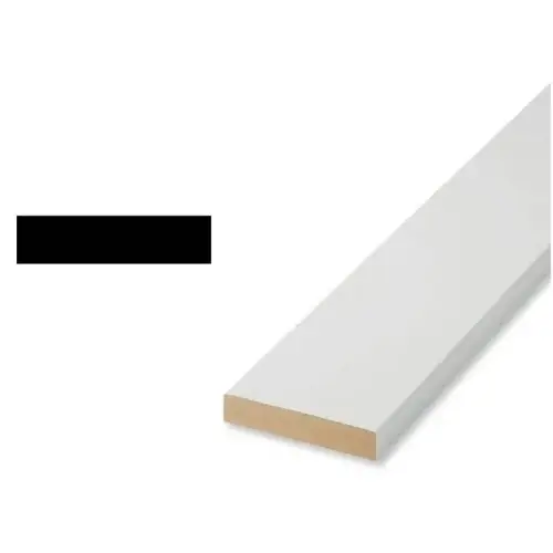 7mm White Mdf S4s Moulding Board 11/16x3-1/2x96" - pack of 5 7mm White Mdf S4s Moulding Board 11/16x3-1/2x96" - pack of 5