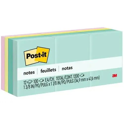 Notes Beachside Color Collection 1.38" X 1.88" - pack of 12 Notes Beachside Color Collection 1.38" X 1.88" - pack of 12
