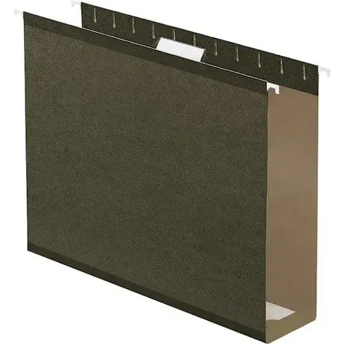 Letter Hanging Folder 3" Folder Capacity 8.5"X11" Green - pack of 25 Letter Hanging Folder 3" Folder Capacity 8.5"X11" Green - pack of 25