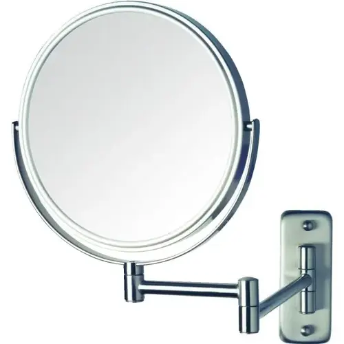 8 Wall Mounted Mirror Nickel - pack of 6 8 Wall Mounted Mirror Nickel - pack of 6