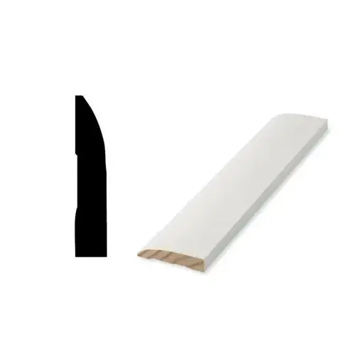 726 7/16" X 2-1/4" X 8 ft Primed Finger-Jointed Base Moulding - pack of 5 726 7/16" X 2-1/4" X 8 ft Primed Finger-Jointed Base Moulding - pack of 5