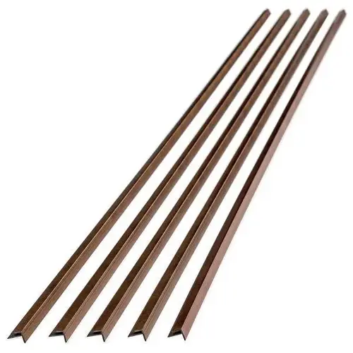 47" Vinyl Outside Corner Trim, Antique Bronze - pack of 5 47" Vinyl Outside Corner Trim, Antique Bronze - pack of 5