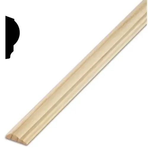Decramold D7 5/16" X 7/8" Solid Pine Wall And Cabinet Trim - pack of 5 Decramold D7 5/16" X 7/8" Solid Pine Wall And Cabinet Trim - pack of 5
