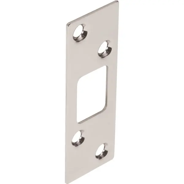 GENERIC PRIVATE BRAND 1-1/4w X 3-5/8H Deadlock Strike Plate Nickel - pack of 2 896505 GENERIC PRIVATE BRAND 1-1/4w X 3-5/8H Deadlock Strike Plate Nickel - pack of 2 896505