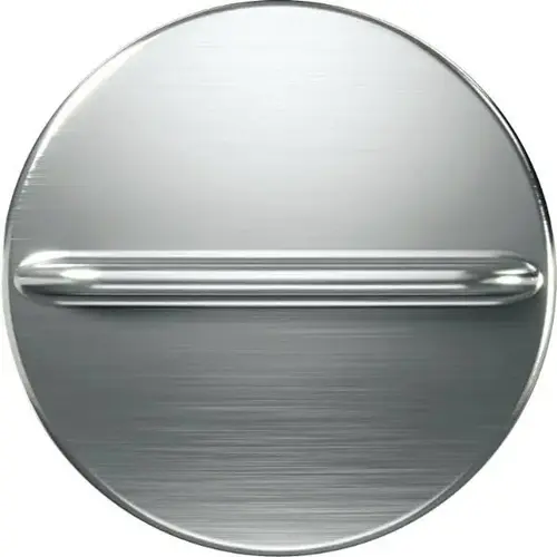 Fixed Peephole Cover, Brushed Chrome, Metal Plated Finish - pack of 25 Fixed Peephole Cover, Brushed Chrome, Metal Plated Finish - pack of 25
