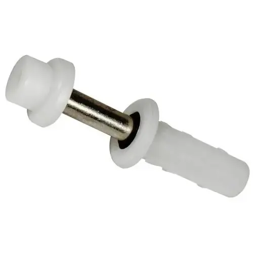 2-1/2" - 7/16" Diameter Wardrobe Bi-Fold Top Pivot And Guide White - pack of 2 2-1/2" - 7/16" Diameter Wardrobe Bi-Fold Top Pivot And Guide White - pack of 2