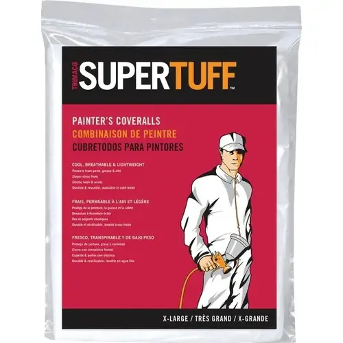 09905 Xl Pro Painters Coveralls - pack of 12 09905 Xl Pro Painters Coveralls - pack of 12