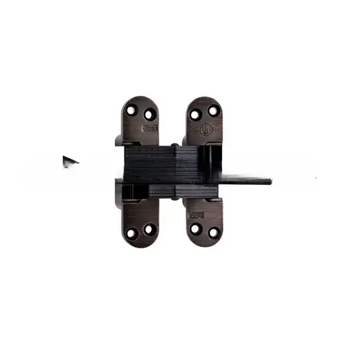 1-1/8" x 4-5/8" Heavy Duty Invisible Power Transfer Hinge for 1-3/4" Doors Lacquered Oil Rubbed Bronze Finish 1-1/8" x 4-5/8" Heavy Duty Invisible Power Transfer Hinge for 1-3/4" Doors Lacquered Oil Rubbed Bronze Finish
