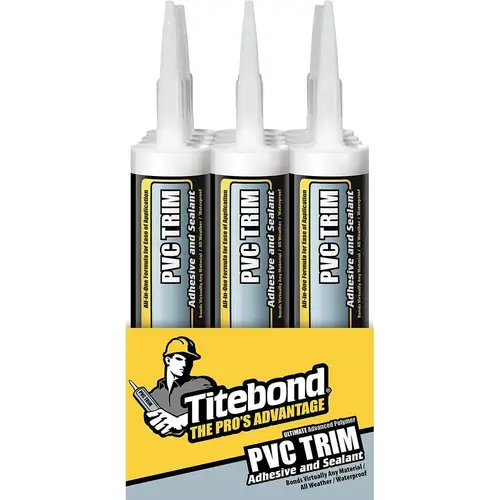 PVC Trim Adhesive And Sealant, 9.5 Oz. Cartridge PVC Trim Adhesive And Sealant, 9.5 Oz. Cartridge