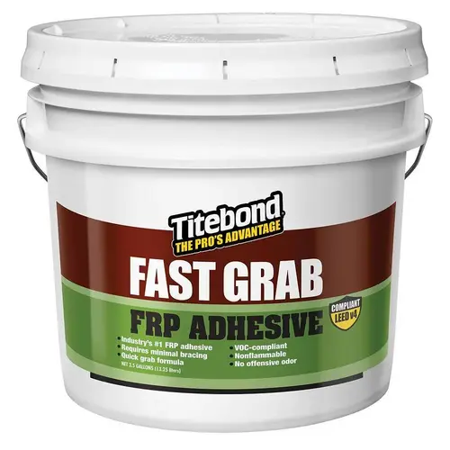 Fast Grab Frp Adhesive, 3.5 Gallon Pail Fast Grab Frp Adhesive, 3.5 Gallon Pail