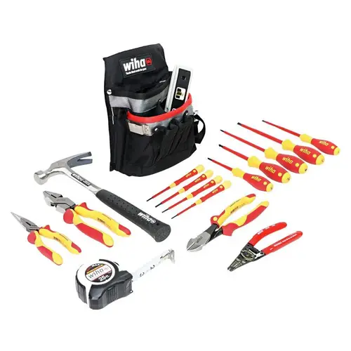 16 Piece Apprentice Electrician'S Insulated Tool Kit 16 Piece Apprentice Electrician'S Insulated Tool Kit