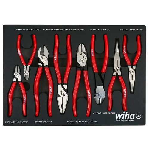 8 Piece Classic Grip Pliers And Cutters Tray Set 8 Piece Classic Grip Pliers And Cutters Tray Set