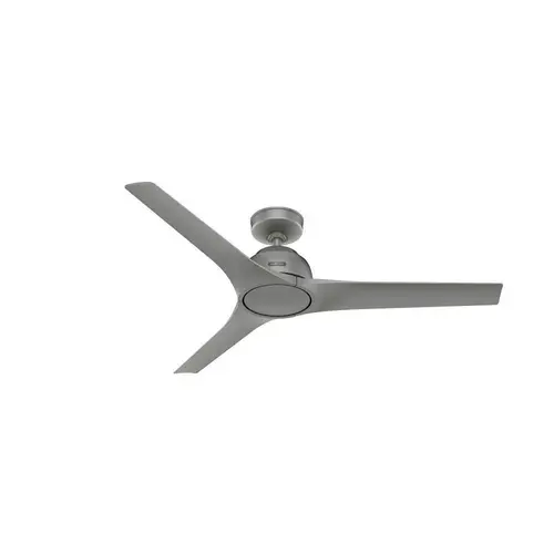 52" Gallegos Ceiling Fan, Damp Rated, Matte Silver 52" Gallegos Ceiling Fan, Damp Rated, Matte Silver