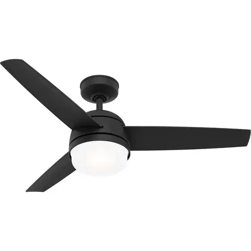 48" Midtown Ceiling Fan With LED Light, Matte Black 48" Midtown Ceiling Fan With LED Light, Matte Black