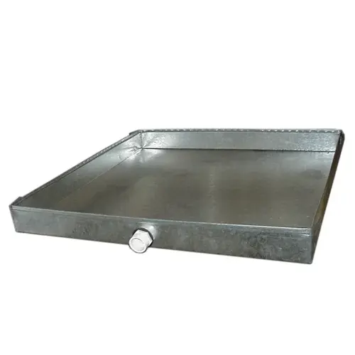 32 in. X 36 in. Galvanized Steel Condensate Drain Pan 32 in. X 36 in. Galvanized Steel Condensate Drain Pan