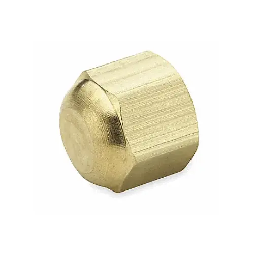 5/16 in. Brass refrigerant access port seal cap 5/16 in. Brass refrigerant access port seal cap