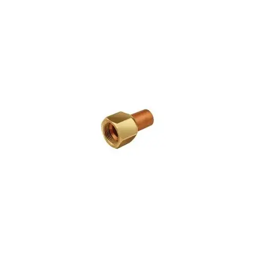 Brass Flare Female To Solder Adapter Brass Flare Female To Solder Adapter