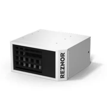 Reznor Power Vented Gas Fired Unit Heater 400 MBH Input 332 MBH Output 6 in. Round Vent Conn. 42 in. L x 41 in. W x 34 1/8 in. H 115/1/60 UDX400 Reznor Power Vented Gas Fired Unit Heater 400 MBH Input 332 MBH Output 6 in. Round Vent Conn. 42 in. L x 41 in. W x 34 1/8 in. H 115/1/60 UDX400