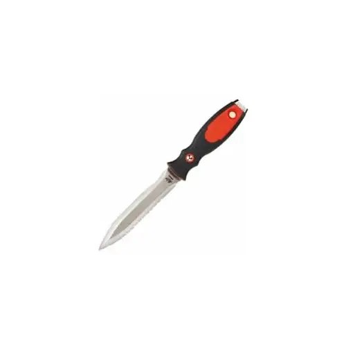 Cushion-Gripped Double Edge Serrated Duct Knife Cushion-Gripped Double Edge Serrated Duct Knife