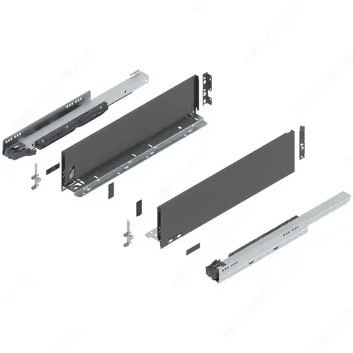 LEGRABOX pure BLUMOTION Inner drawer, height K Orion Gray LEGRABOX pure BLUMOTION Inner drawer, height K Orion Gray