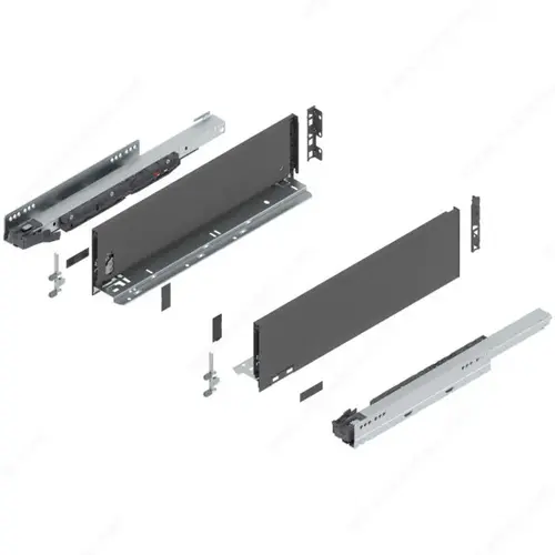 LEGRABOX pure BLUMOTION Inner drawer, height K Orion Gray LEGRABOX pure BLUMOTION Inner drawer, height K Orion Gray
