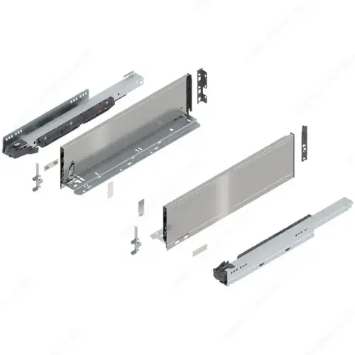 LEGRABOX pure BLUMOTION Inner drawer, height K Stainless Steel LEGRABOX pure BLUMOTION Inner drawer, height K Stainless Steel