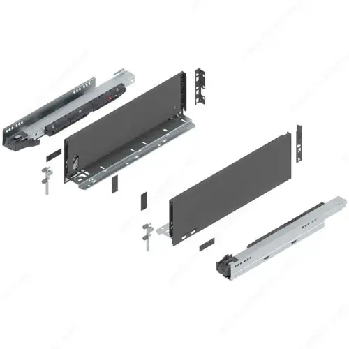 LEGRABOX pure BLUMOTION Inner drawer, height K Orion Gray LEGRABOX pure BLUMOTION Inner drawer, height K Orion Gray