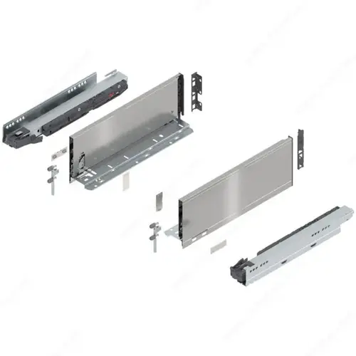 LEGRABOX pure BLUMOTION Inner drawer, height K Stainless Steel LEGRABOX pure BLUMOTION Inner drawer, height K Stainless Steel