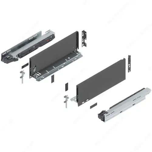 LEGRABOX pure BLUMOTION Inner drawer, height K Orion Gray LEGRABOX pure BLUMOTION Inner drawer, height K Orion Gray