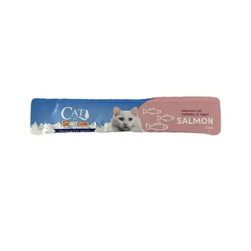 Cat by Scoochie Lick Treats- Salmon .5oz- 24 Pack Cat by Scoochie Lick Treats- Salmon .5oz- 24 Pack