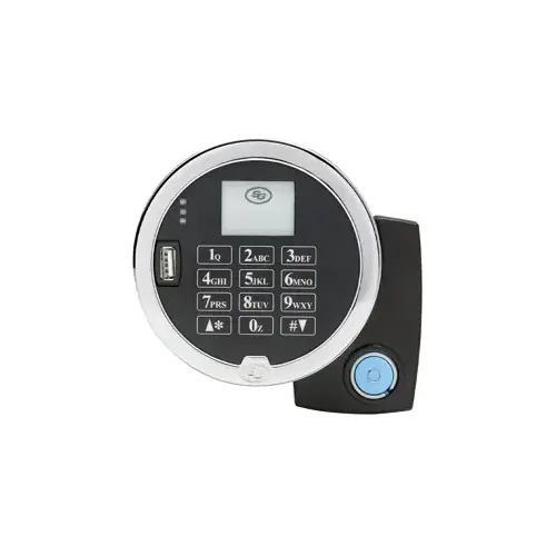 One-Time Code Safe Lock, A-Series with Digital Display, Pivot Bolt, 30 Static Codes and Unlimited Dynamic One-Time Codes, Audit Capabilities One-Time Code Safe Lock, A-Series with Digital Display, Pivot Bolt, 30 Static Codes and Unlimited Dynamic One-Time Codes, Audit Capabilities