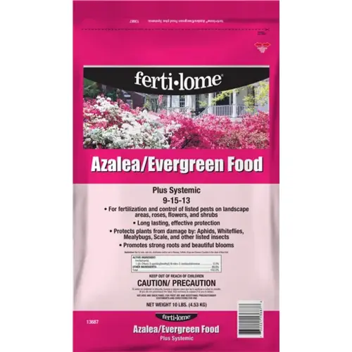 Azalea/Evergreen Food Plus with Systemic 9-15-13 (10-lbs) Azalea/Evergreen Food Plus with Systemic 9-15-13 (10-lbs)