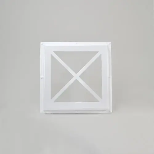 Commercial MERV-13 Filtration Diffuser Cover Polystyrene Plastic Material 24" Length x 24" Width Matte White Finish Commercial MERV-13 Filtration Diffuser Cover Polystyrene Plastic Material 24" Length x 24" Width Matte White Finish