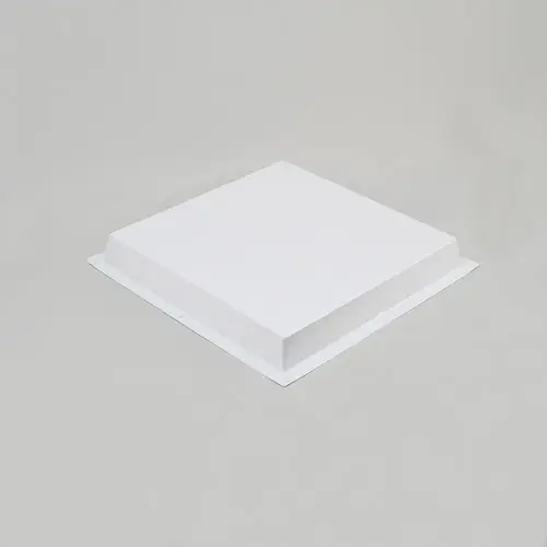 Air Deflector Vent Cover Solid No Airflow 24" Length x 24" Width 3lb. Weight Matte White Finish Air Deflector Vent Cover Solid No Airflow 24" Length x 24" Width 3lb. Weight Matte White Finish
