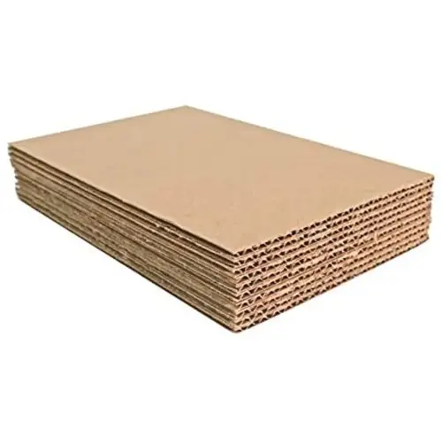 Corrugated Pad 12X6 IN Kraft Cardboard - pack of 50 Corrugated Pad 12X6 IN Kraft Cardboard - pack of 50