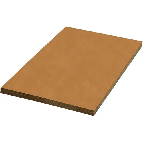 Corrugated Sheet 12X16 IN Kraft Corrugated Cardboard Double Wall - pack of 50 Corrugated Sheet 12X16 IN Kraft Corrugated Cardboard Double Wall - pack of 50