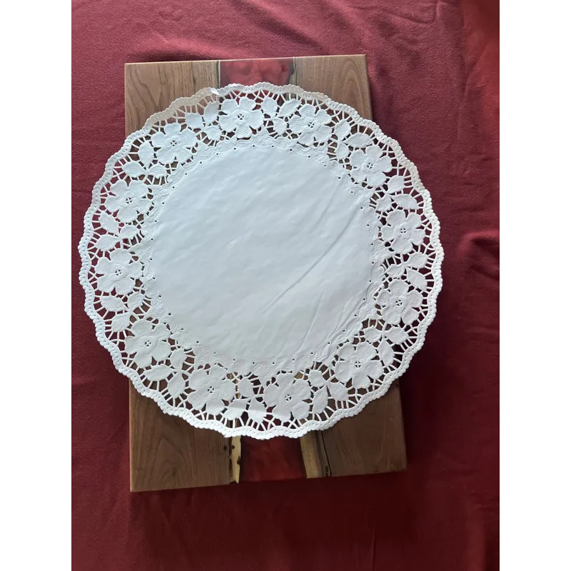 Soleil Lace SLA16 Doily 16 IN Paper White Lace Round - pack of 250