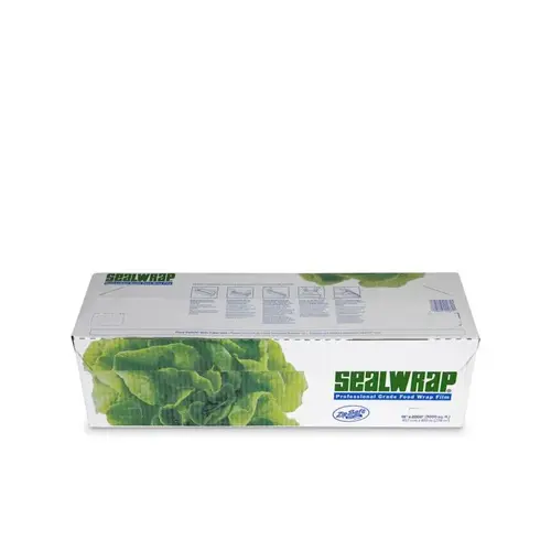 ZipSafe Cling Film Cutter & Roll 18IN X2000FT Plastic 38 Gauge Clear ZipSafe Cling Film Cutter & Roll 18IN X2000FT Plastic 38 Gauge Clear