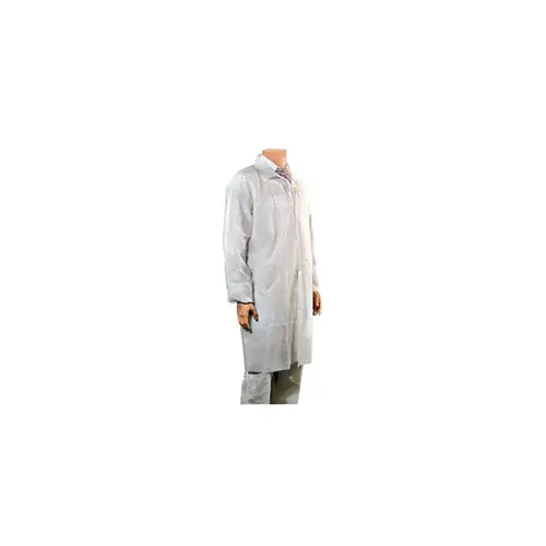Lab Coat XL White PP - pack of 25 Lab Coat XL White PP - pack of 25